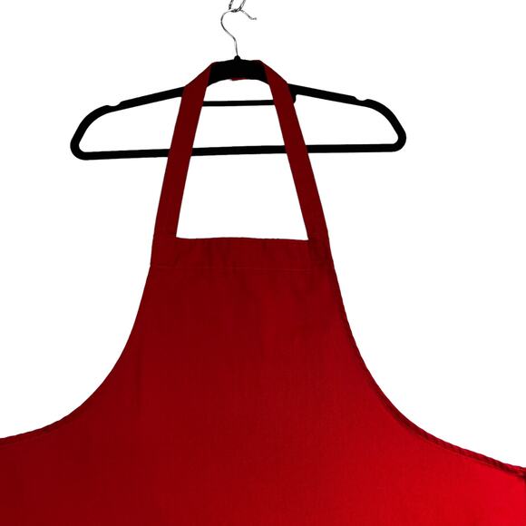 Red Kitchen Apron - Ties in Back - Multiple Uses - Picture 5 of 10